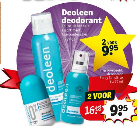 Deoleen   deodorant folder aanbieding bij  Kruidvat - details