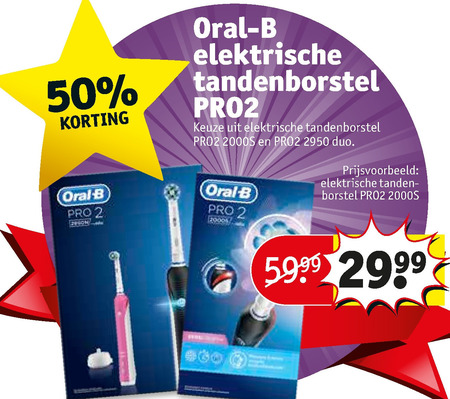 Braun Oral-B   electrische tandenborstel folder aanbieding bij  Kruidvat - details