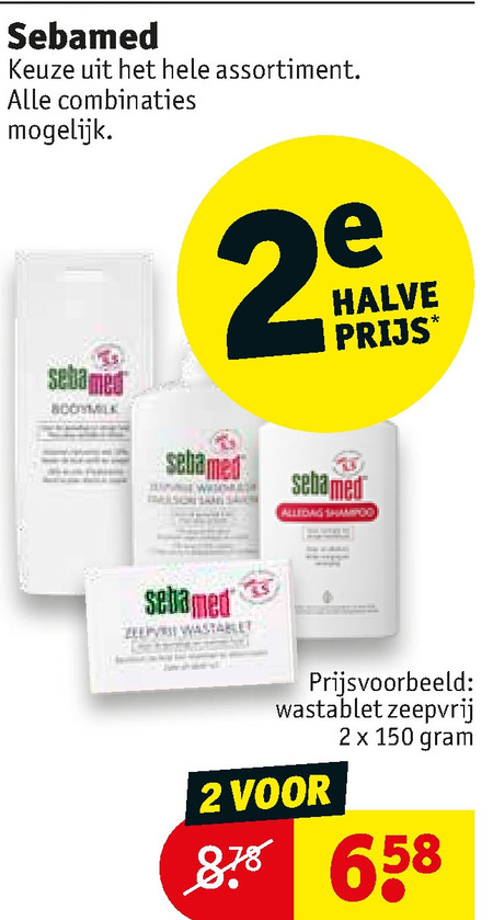 Sebamed   deodorant, douchegel folder aanbieding bij  Kruidvat - details