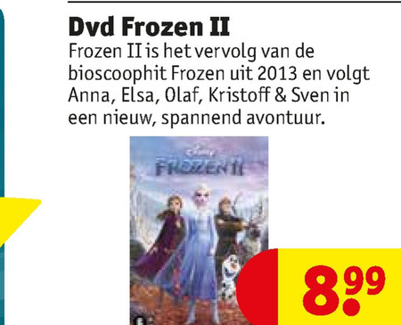 Disney Frozen   kinderdvd folder aanbieding bij  Kruidvat - details