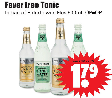 Fever Tree   frisdrank folder aanbieding bij  Dirk - details