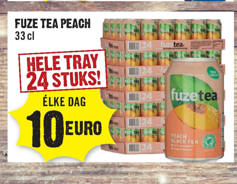 Fuze Tea   ice tea folder aanbieding bij  Dirck III - details