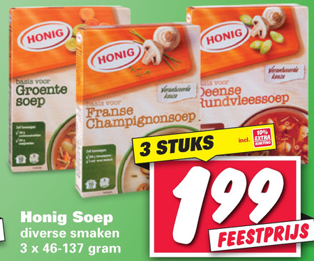 Honig   soep folder aanbieding bij  Nettorama - details