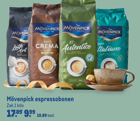 Movenpick   koffiebonen folder aanbieding bij  Makro - details