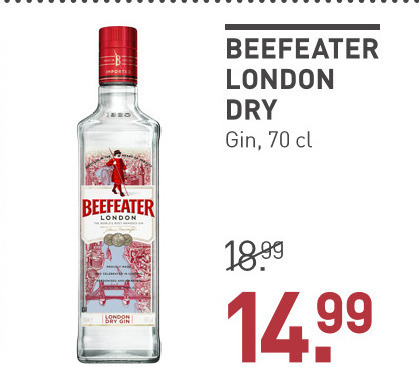 Beefeater   gin folder aanbieding bij  Gall & Gall - details