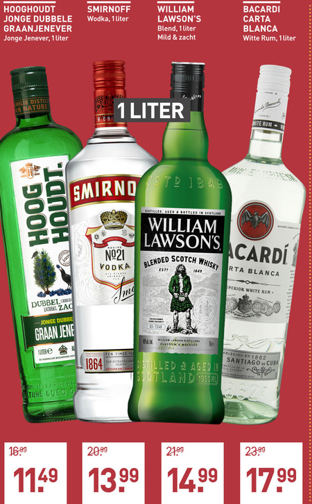 William Lawsons   whisky, rum folder aanbieding bij  Gall & Gall - details