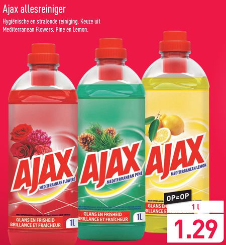 Ajax   allesreiniger folder aanbieding bij  Aldi - details