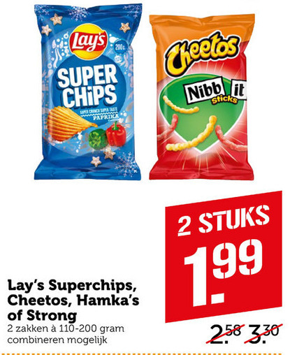 Lays   zoutje, chips folder aanbieding bij  Coop - details