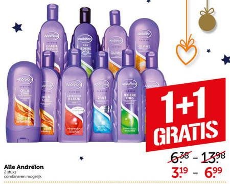 Andrelon   conditioner, shampoo folder aanbieding bij  Coop - details