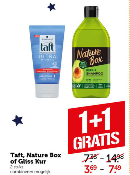 Nature Box   shampoo, hairspray folder aanbieding bij  Coop - details