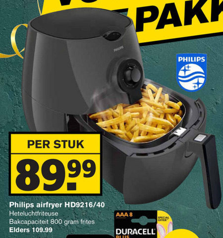 Philips   friteuse folder aanbieding bij  Hoogvliet - details