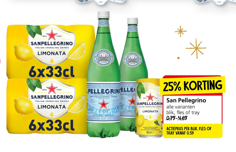 San Pellegrino   fruitdrank folder aanbieding bij  Jan Linders - details