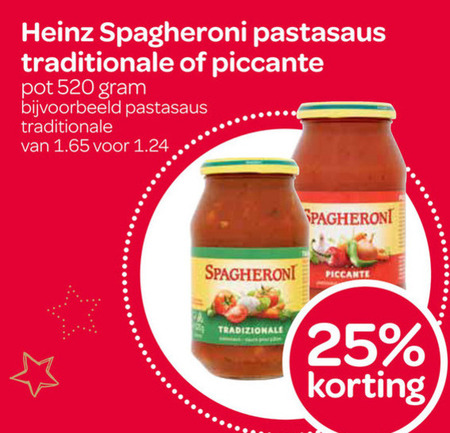 Spagheroni   pastasaus folder aanbieding bij  Spar - details