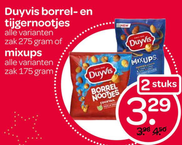 Duyvis   borrelnootjes folder aanbieding bij  Spar - details