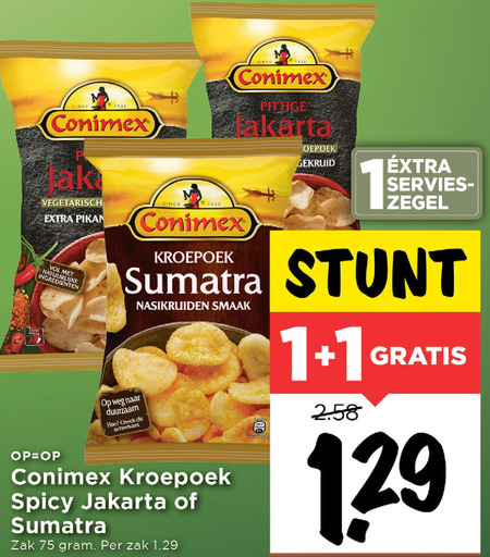 Conimex   kroepoek folder aanbieding bij  Vomar - details