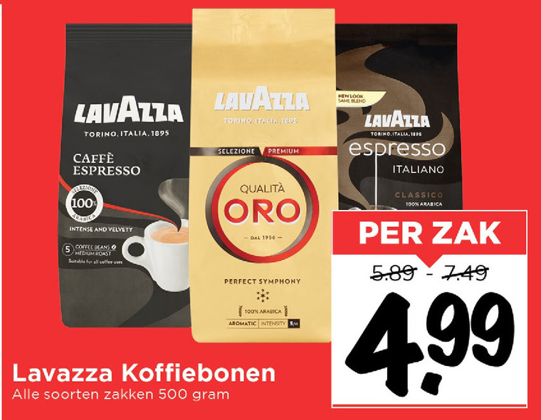 Lavazza   koffiebonen folder aanbieding bij  Vomar - details