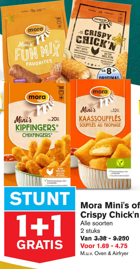 Mora   snack folder aanbieding bij  Hoogvliet - details