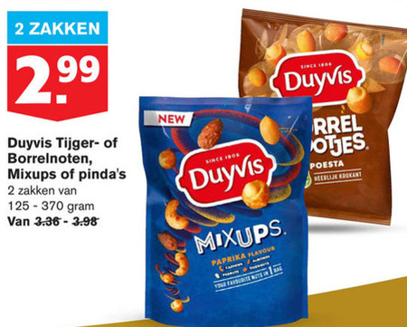 Duyvis   borrelnootjes folder aanbieding bij  Hoogvliet - details