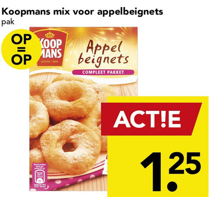 Koopmans   appelbeignets folder aanbieding bij  Deen - details