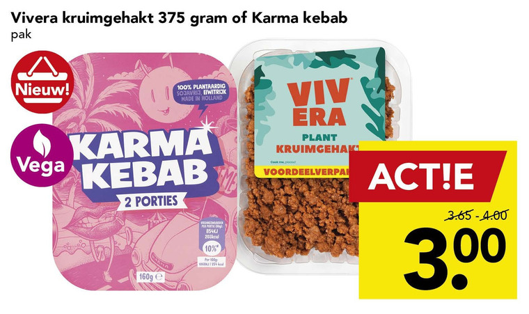 Vivera   vegetarisch folder aanbieding bij  Deen - details