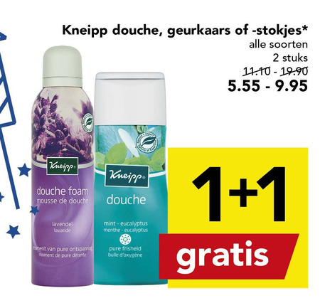 Kneipp   douchegel folder aanbieding bij  Deen - details