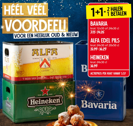 Bavaria   blikje bier folder aanbieding bij  Jan Linders - details