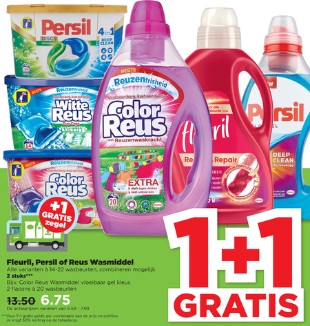 Color Reus   wasmiddel folder aanbieding bij  Plus - details