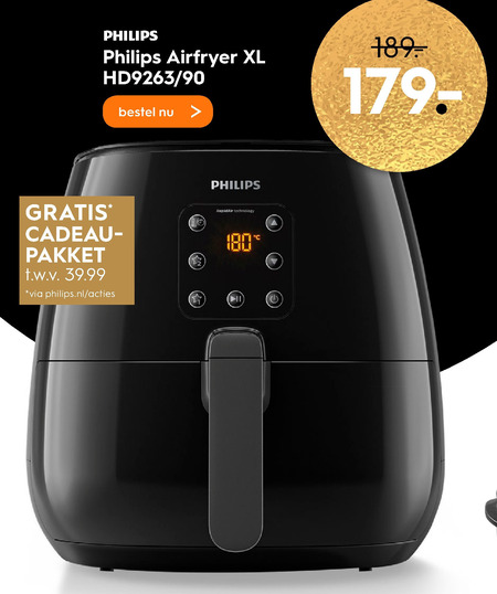 Philips   friteuse folder aanbieding bij  Blokker - details