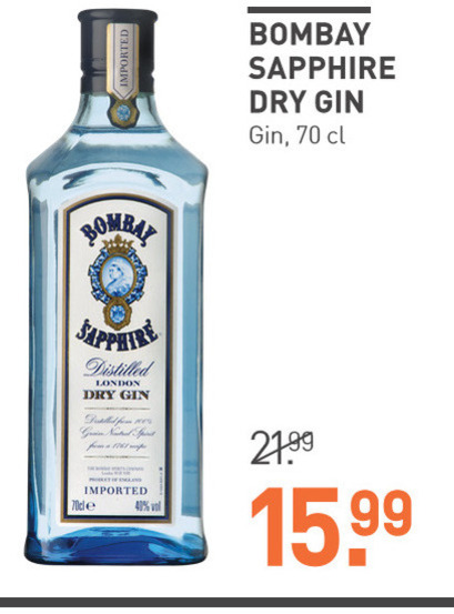 Bombay Sapphire   gin folder aanbieding bij  Gall & Gall - details