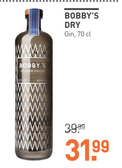 Bobbys   gin folder aanbieding bij  Gall & Gall - details