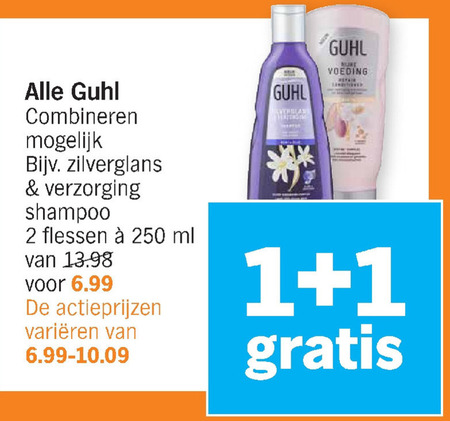 Guhl   conditioner, haarverzorging folder aanbieding bij  Albert Heijn - details