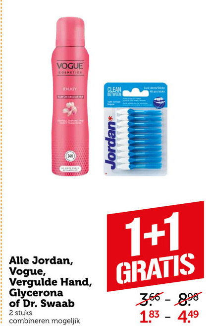 Dr Swaab   lippenbalsem, handcreme folder aanbieding bij  Coop - details