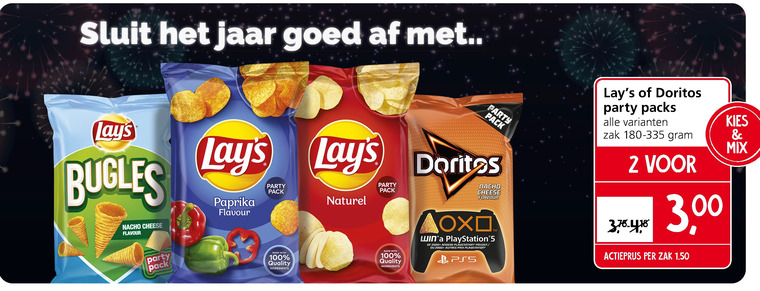 Lays   chips, zoutje folder aanbieding bij  Jan Linders - details