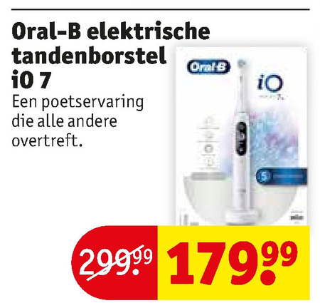 Braun Oral-B   electrische tandenborstel folder aanbieding bij  Kruidvat - details