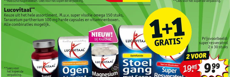 Lucovitaal   voedingssupplement folder aanbieding bij  Kruidvat - details