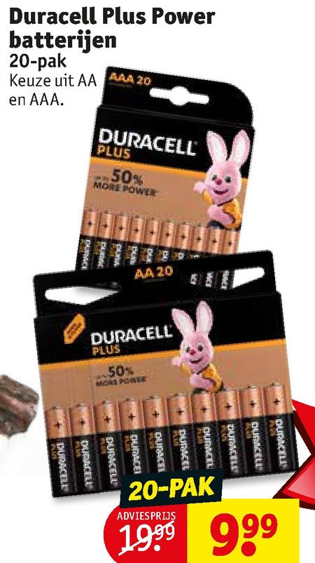 Duracell   batterij folder aanbieding bij  Kruidvat - details