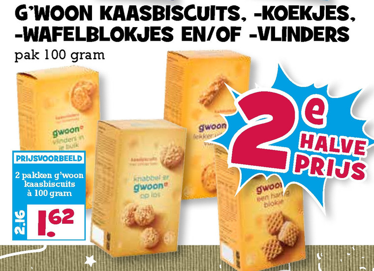 Gwoon   kaaszoutjes folder aanbieding bij  Boons Markt - details