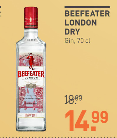 Beefeater   gin folder aanbieding bij  Gall & Gall - details