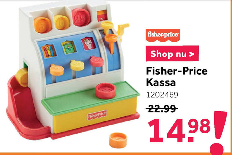 Fisher Price   speelkassa folder aanbieding bij  Intertoys - details