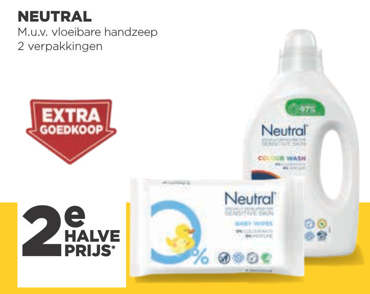 Neutral   wasmiddel folder aanbieding bij  Jumbo - details