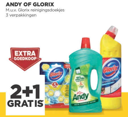 Glorix   toiletblok, bleekmiddel folder aanbieding bij  Jumbo - details