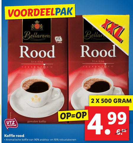 Bellarom   koffie folder aanbieding bij  Lidl - details