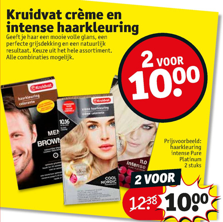 Kruidvat Huismerk   haarkleuring folder aanbieding bij  Kruidvat - details