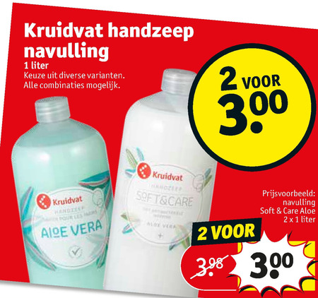 Kruidvat Huismerk   handzeep folder aanbieding bij  Kruidvat - details