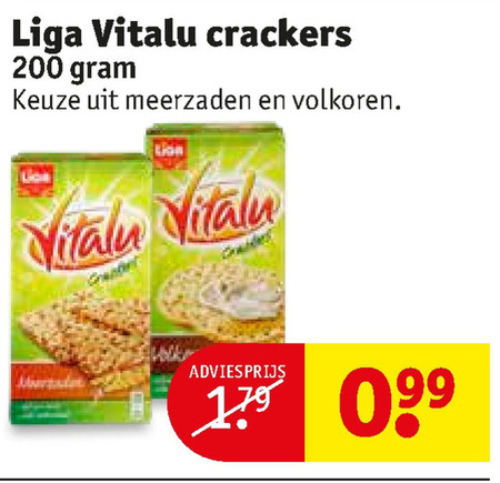 Liga   crackers folder aanbieding bij  Kruidvat - details