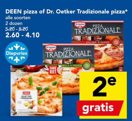 Deen Huismerk   diepvriespizza folder aanbieding bij  Deen - details