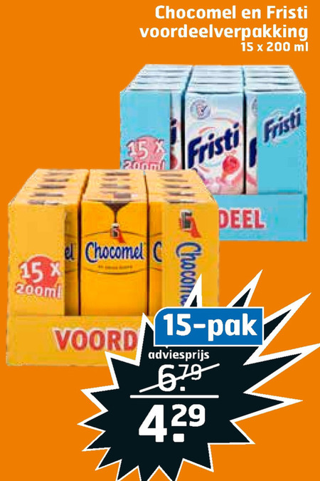 Chocomel   drinkyoghurt, chocolademelk folder aanbieding bij  Trekpleister - details