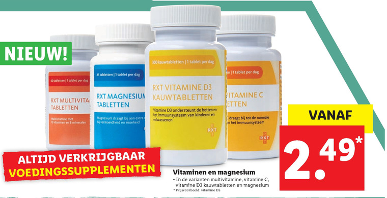 Kapper Arresteren Mondwater multivitaminen, voedingssupplement folder aanbieding bij Lidl - details