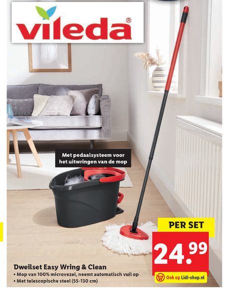 Vileda   mop folder aanbieding bij  Lidl - details