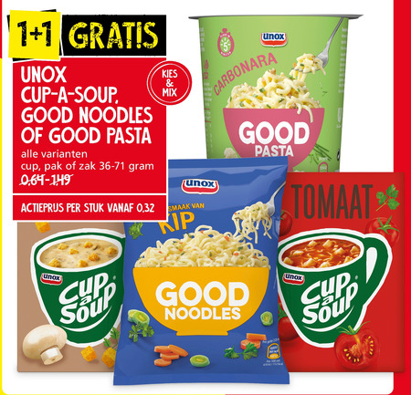 Cup a Soup   soep, pasta folder aanbieding bij  Jan Linders - details